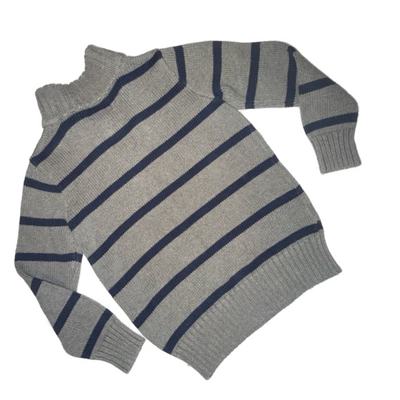 Polo Ralph Lauren Boys Size 7 100% Cotton Dress Quarter Zip Sweater Striped - Picture 3 of 10